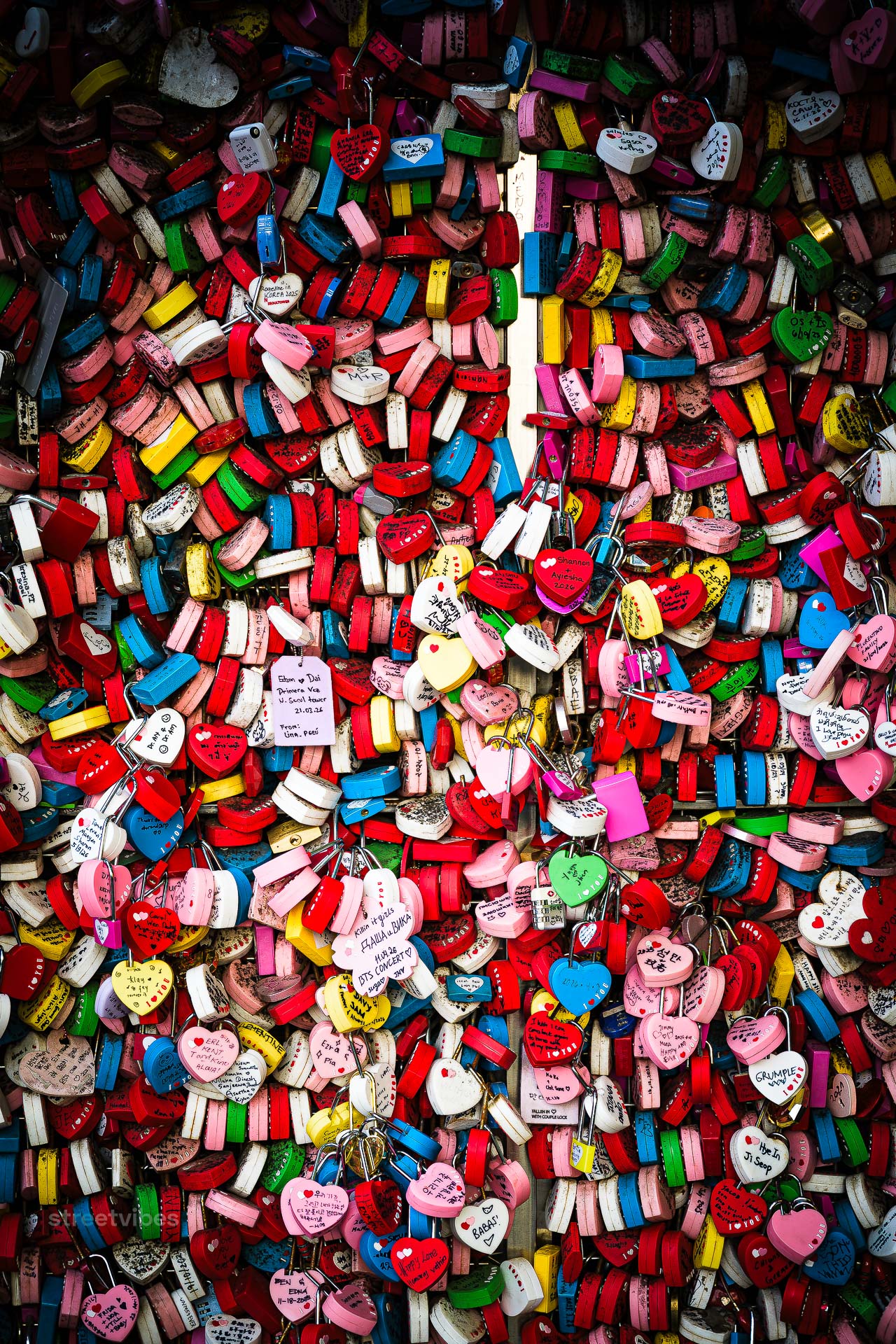 liebesschlösser am n seoul tower